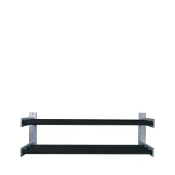 Scherlin Baldas Y Estantes Zapateros|Baldas Y Estantes Zapateros<Estante zapatero 5, Roble teñido de , pared, 2 plan Negro