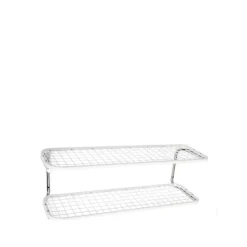 Essem Design Estante zapatero Classic 650, /cromo, 2 niveles, 90 cm Blanco Clearance