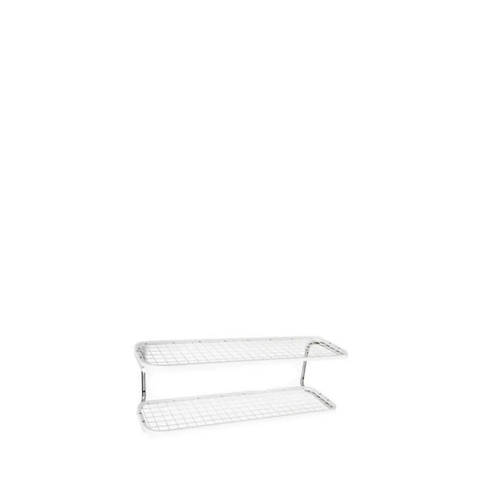 Essem Design Estante zapatero Classic 650, /cromo, 2 niveles, 60 cm Blanco Sale