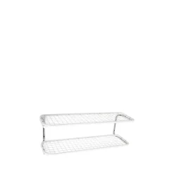 Essem Design Estante zapatero Classic 650, /cromo, 2 niveles, 70 cm Blanco Discount