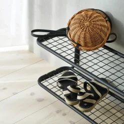 Essem Design Estante zapatero Classic 650, /, 2 niveles, 80 cm Negro Hot