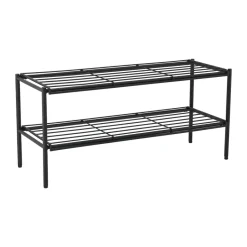 Scandi Living Baldas Y Estantes Zapateros|Baldas Y Estantes Zapateros<Estante zapatero Nod 80x30x37 cm, Black Negro