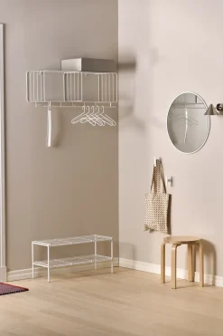 Scandi Living Baldas Y Estantes Zapateros|Baldas Y Estantes Zapateros<Estante zapatero Nod 80x30x37 cm, White Blanco