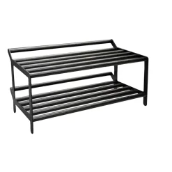 Essem Design Baldas Y Estantes Zapateros|Baldas Y Estantes Zapateros<Estante zapatero Tamburin 60 cm, roble teñido de - Negro