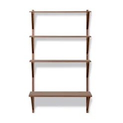 Fredericia Furniture Escritorios<Estantería con escritorio BM29, 78x134 cm, Walnut lacquer Marrón