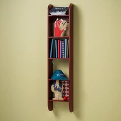 TÔNN furniture Estantes Y Estanterías De Pared|Estantes Y Estanterías De Pared<Estantería de pared Flaneaur 27x128 cm, Burgundy Rojo