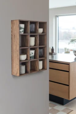 Mette Ditmer Estantes Y Estanterías De Pared|Estantes Y Estanterías De Pared<Estantería de pared Showcase 40x53 cm, Dark oiled oak Marrón