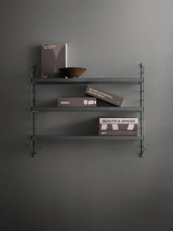 String Estanterias String|Estantes Y Estanterías De Pared<Estantería de pared Pocket, oscuro Gris
