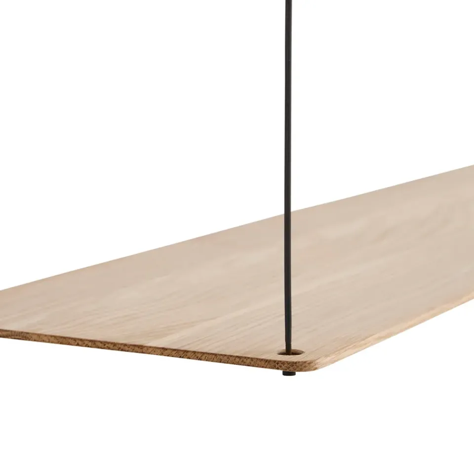 Woud Estantería Stedge 80 cm, roble pigmentado blanco Marrón Sale