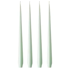 Ester & erik Velas<4 Velas lacadas, Water mint 03-0, 42 cm Verde