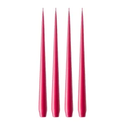 Ester & erik Velas<4 Velas lacadas, Deep pink 41/2, 32 cm Rosa