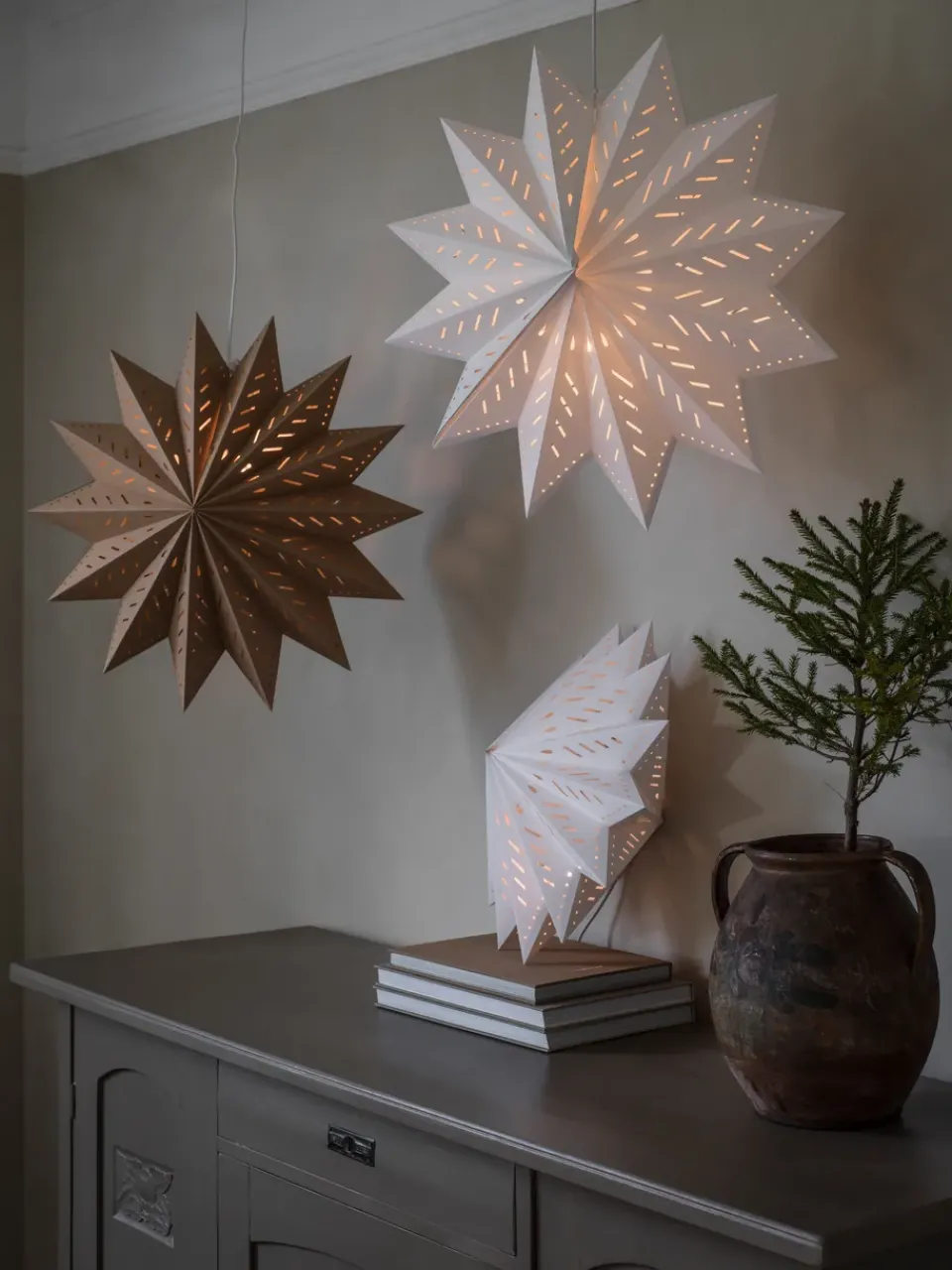 PR Home Estrellas De Navidad<Estrella de adviento Alfa , 60 cm Marrón