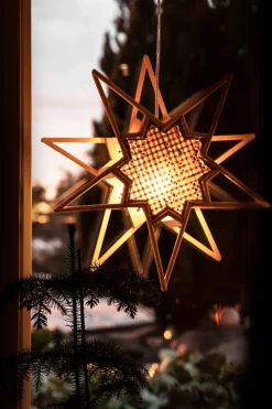 Globen Lighting Estrellas De Navidad<Estrella de Adviento Karin Ø45 cm, Natur Beige