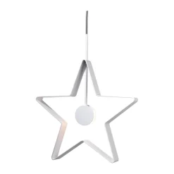 SMD Design Estrella de Adviento Spica 40 cm, Cable -gris Blanco New