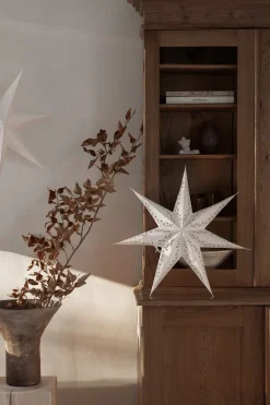Watt & Veke Estrella de Adviento Vintergatan 80 cm, Blanco