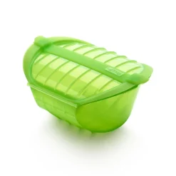 Lékué Estuche de vapor hondo 1–2 p., Verde Discount