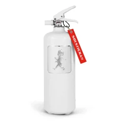 Solstickan Design Mantas Y Extintores Contra Incendios<Extintor Solstickan 2 kg, Blanco-plateado BlancoPlateado