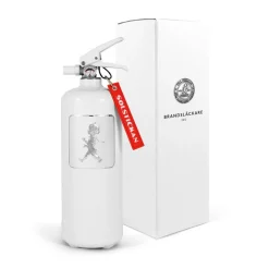 Solstickan Design Mantas Y Extintores Contra Incendios<Extintor Solstickan 2 kg, Blanco-plateado BlancoPlateado