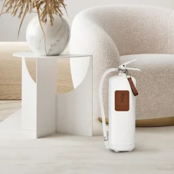 Solstickan Design Mantas Y Extintores Contra Incendios<Extintor Solstickan 6 kg, Blanco-cuero oscuro Marrón