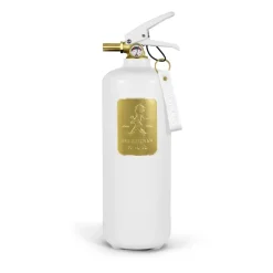 Solstickan Design Extintor Solstickan 2 kg, Blanco-dorado BlancoColor dorado Online