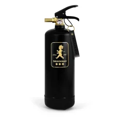 Solstickan Design Extintor Solstickan 2 kg, Negro-dorado NegroColor dorado Outlet