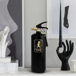 Solstickan Design Extintor Solstickan 2 kg, Negro-dorado NegroColor dorado Outlet