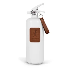 Solstickan Design Extintor Solstickan 2 kg, Piel marrón oscuro BlancoMarrón Best