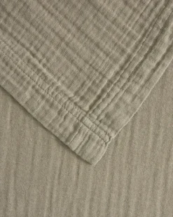 Garbo&Friends Faldón de cama Muslin, Geranium, 160x200x53 cm Beige Outlet