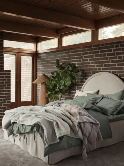Mille Notti Faldón de cama Napoli, Arena, 160x220x52 cm Beige Outlet