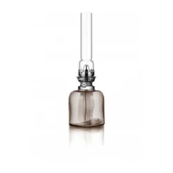 Karlskrona Lampfabrik Lámparas De Parafina Y Aceite<Farol de queroseno Kungsholmen 39 cm, Humo PlateadoTransparente