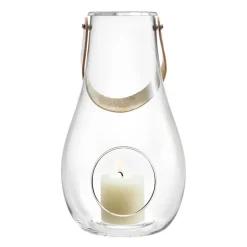 Holmegaard Farol para velas Design With Light, 29 cm Transparente New