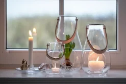 Holmegaard Farol para velas Design With Light, 29 cm Transparente New