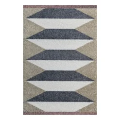 Mette Ditmer Felpudo Accordion all-round, Sand, 55x80 cm Beige New