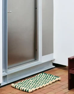 HAY Alfombras De Exterior|Felpudos<Felpudo Coco Stripe Wave, Dark green-white Multi