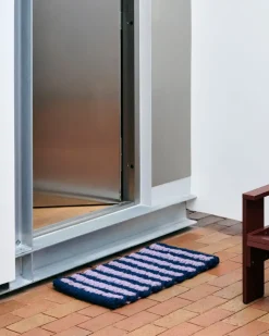HAY Alfombras De Exterior|Felpudos<Felpudo Coco Stripe Wide, Lavender-navy Multi