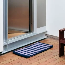HAY Alfombras De Exterior|Felpudos<Felpudo Coco Stripe Wide, Lavender-navy Multi