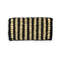 HAY Felpudo Coco Stripe Wide, Black-white Multi