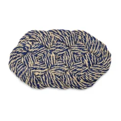 HAY Felpudos<Felpudo Coco 40x80 cm, Swirl blue-off white Multi