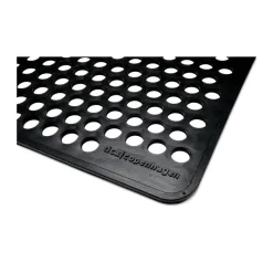 Tica copenhagen Felpudo de caucho Dot, 40x60 cm Negro Hot
