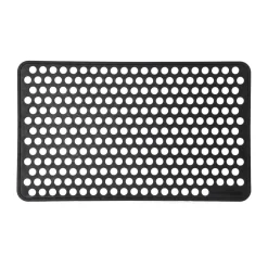 Tica copenhagen Felpudo de caucho Dot, 45x75 cm Negro Best