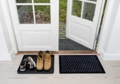 Tica copenhagen Felpudo Dot, Black, 40x60 cm Negro Best