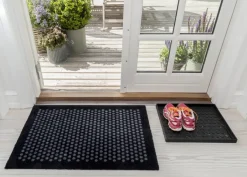 Tica copenhagen Felpudo Dot, Black, 60x90 cm Negro Outlet