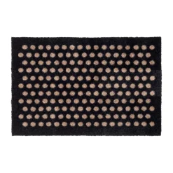 Tica copenhagen Felpudo Dot, Black-sand, 40x60 cm NegroBeige Outlet