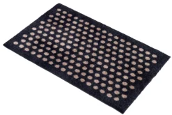 Tica copenhagen Felpudo Dot, Black-sand, 40x60 cm NegroBeige Outlet