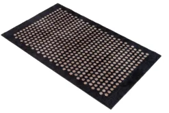 Tica copenhagen Felpudos<Felpudo Dot, Black-sand, 60x90 cm NegroBeige