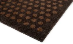 Tica copenhagen Felpudo Dot, Cognac-brown, 60x90 cm Marrón