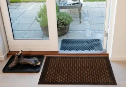 Tica copenhagen Felpudo Dot, Cognac-brown, 60x90 cm Marrón