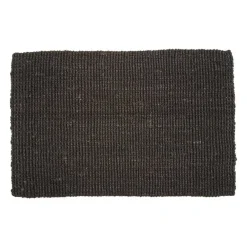 Dixie Felpudo Jute , 70 x 120 cm Negro New