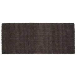 Dixie Felpudo Jute , 80 x 180 cm Negro New
