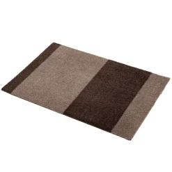 Tica copenhagen Felpudos<Felpudo Stripes horizontal, Sand-brown, 40x60 cm Marrón
